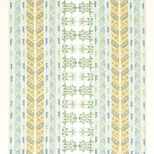 Load image into Gallery viewer, Schumacher Vinka Embroidery Fabric 79620 / Mineral &amp; Ivory