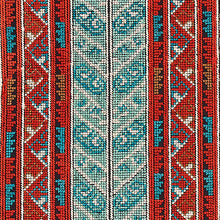 Load image into Gallery viewer, Schumacher Vinka Embroidery Fabric 79621 / Red &amp; Black
