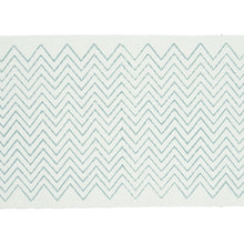 Load image into Gallery viewer, Schumacher Leora Hand Blocked Tape Trim 79651 / Sky