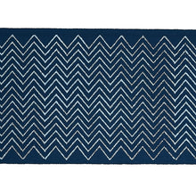 Load image into Gallery viewer, Schumacher Leora Hand Blocked Tape Trim 79652 / Indigo
