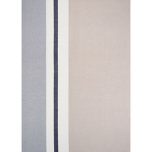 Load image into Gallery viewer, SCHUMACHER LOLLAND LINEN STRIPE FABRIC 79660 / GREY &amp; SAND