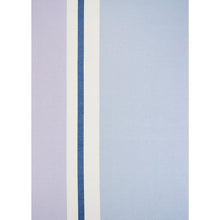 Load image into Gallery viewer, SCHUMACHER LOLLAND LINEN STRIPE FABRIC 79661 / LILAC &amp; BLUE