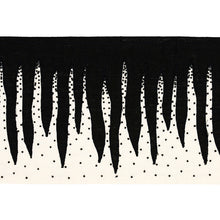 Load image into Gallery viewer, Schumacher Stalactite Tape Trim 79670 / Black &amp; White