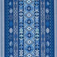Load image into Gallery viewer, Schumacher Cosima Embroidery Fabric 79680 / Blue Multi