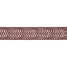 Load image into Gallery viewer, Schumacher Arcure Ripple Tape Trim 79702 / Aubergine