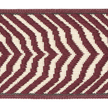 Load image into Gallery viewer, Schumacher Arcure Ripple Tape Trim 79702 / Aubergine