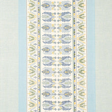 Load image into Gallery viewer, Schumacher Sandor Stripe Embroidery Fabric 79830 / Chambray