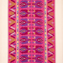 Load image into Gallery viewer, Schumacher Sandor Stripe Embroidery Fabric 79831 / Magenta