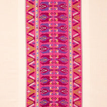 Load image into Gallery viewer, Schumacher Sandor Stripe Embroidery Fabric 79831 / Magenta