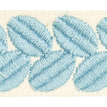 Load image into Gallery viewer, Schumacher Berkeley Tape Narrow Trim 79910 / Sky
