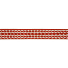 Load image into Gallery viewer, Schumacher Talitha Tape Trim 79921 / Terracotta On Natural