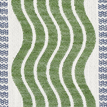 Load image into Gallery viewer, Schumacher Sina Stripe Fabric 79940 / Green