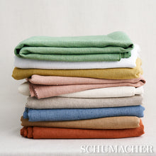 Load image into Gallery viewer, Schumacher Marco Performance Linen Fabric 79992 / Linen