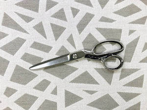 Designer Reversible Indoor Outdoor Water & Stain Resistant Abstract Geometric Taupe Beige Upholstery Drapery Fabric