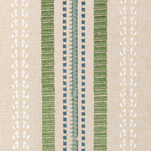 Load image into Gallery viewer, Lee Jofa Nautique Emb Fabric / Green/Blue