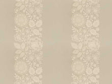 Load image into Gallery viewer, Iris Apfel Taupe Beige Embroidered Floral Botanical Upholstery Drapery Fabric