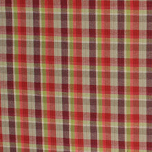 Load image into Gallery viewer, 2 Colors Plaid Upholstery Drapery Fabric Green Blue / FT8