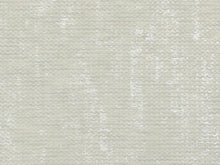 Load image into Gallery viewer, Cotton Poly Hand Printed Ivory Off White Silver Metallic Textured Woven Drapery Fabric