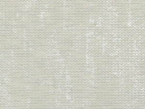 Cotton Poly Hand Printed Ivory Off White Silver Metallic Textured Woven Drapery Fabric