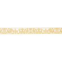 Load image into Gallery viewer, Schumacher Tarpan Embroidered Tape Trim 80001 / Yellow