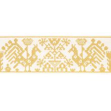 Load image into Gallery viewer, Schumacher Tarpan Embroidered Tape Trim 80001 / Yellow