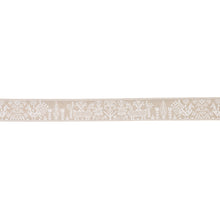 Load image into Gallery viewer, Schumacher Tarpan Embroidered Tape Trim 80002 / Natural
