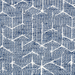 Schumacher Coleridge Jacquard Fabric 80120 / Blue