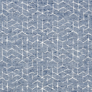 Schumacher Coleridge Jacquard Fabric 80120 / Blue