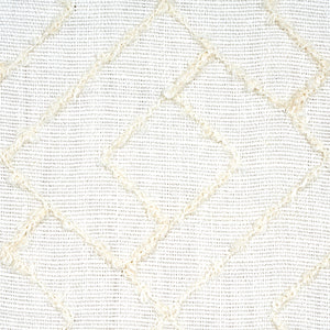 Schumacher Durant Embroidery Fabric 80131 / Ivory