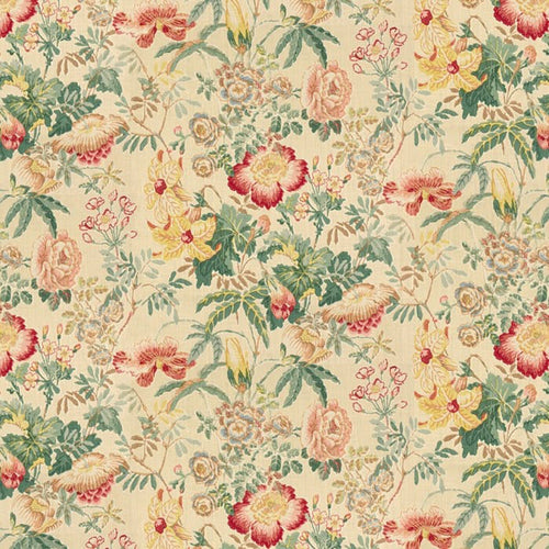 Brunschwig & Fils Edenwood Hdb Fabric / Pink/Green
