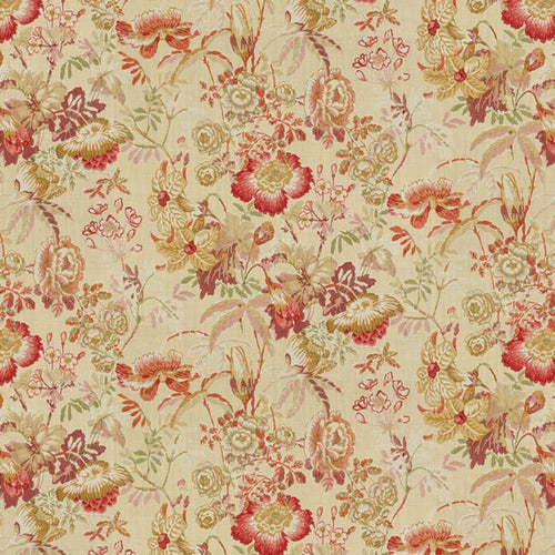 Brunschwig & Fils Edenwood Hdb Fabric / Red/Yellow