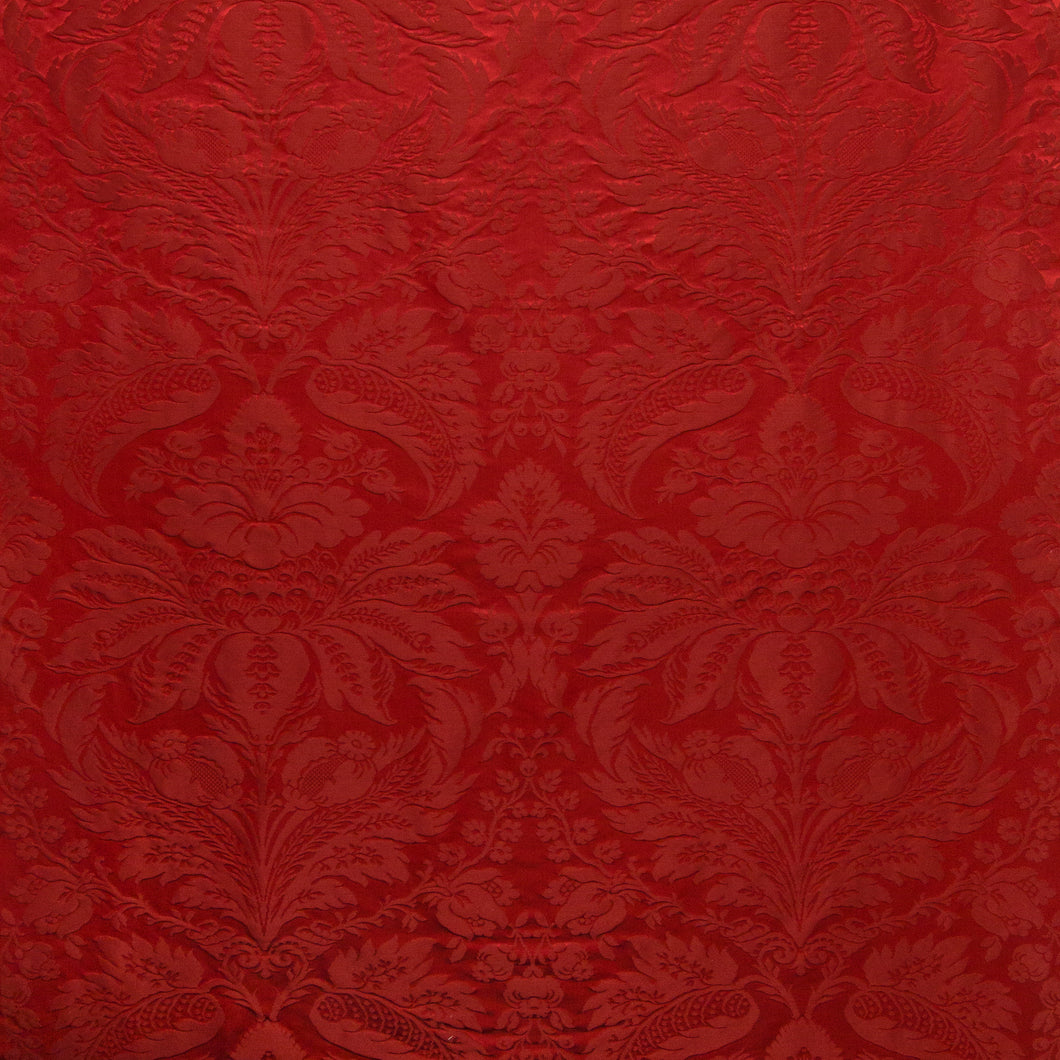 Brunschwig & Fils Damask Pierre Fabric / Red