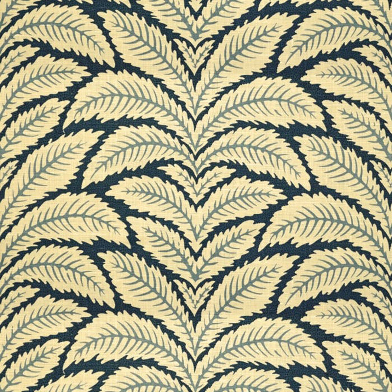 Brunschwig & Fils Talavera Linen Fabric / Indigo