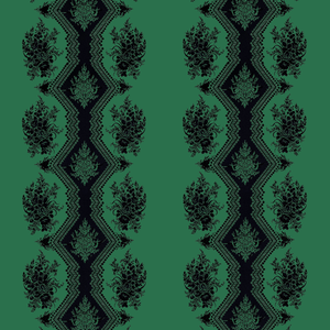 Brunschwig & Fils Coppelia Satin Fabric / Emerald