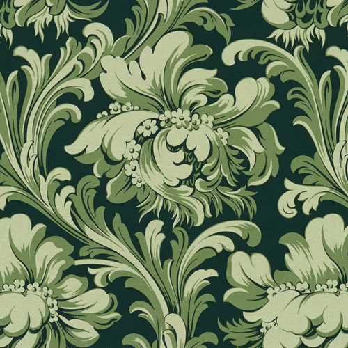 Brunschwig & Fils Mac Mahon Fabric / Vert