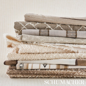 Schumacher Elko Plaid Fabric 80161 / Straw