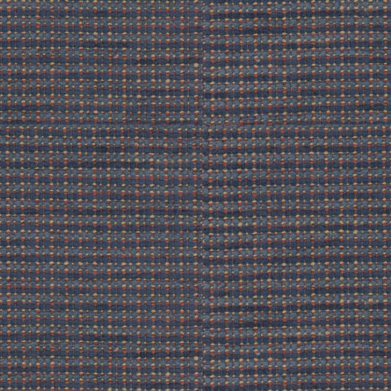 Brunschwig & Fils Tepey Chenille Fabric / Navy/Multi