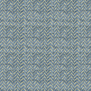 Brunschwig & Fils Mottaret Chenille Fabric / Blue