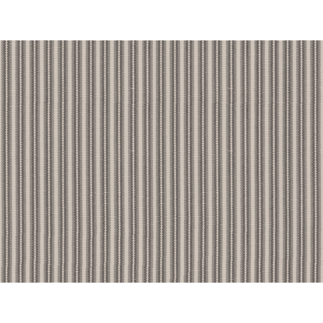 Brunschwig & Fils Chamas Stripe Fabric / Ash