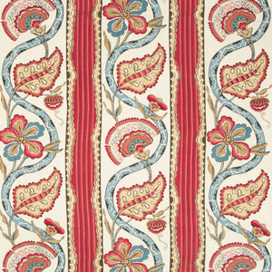 Brunschwig & Fils Gautier Print Fabric / Cranberry