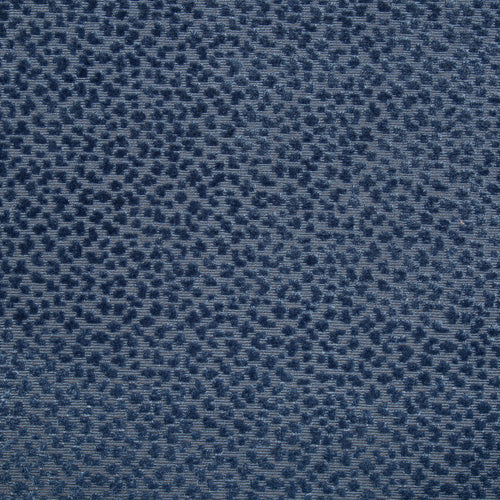 Brunschwig & Fils La Panthere Velvet Fabric / Navy