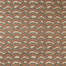 Load image into Gallery viewer, Brunschwig &amp; Fils Les Rizieres Emb Fabric / Rust/Grey