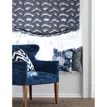 Load image into Gallery viewer, Brunschwig &amp; Fils Les Vagues Emb Fabric / Sky/Royal