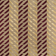 Load image into Gallery viewer, Brunschwig &amp; Fils Les Vagues Emb Fabric / Plum/Gold