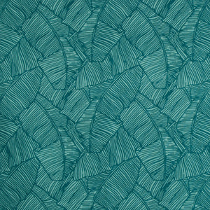 Brunschwig & Fils Les Palmiers Print Fabric / Teal