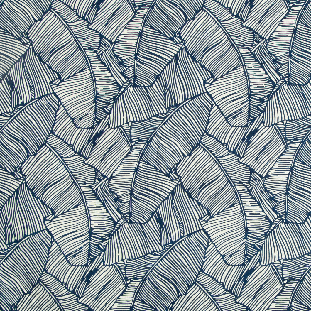 Brunschwig & Fils Les Palmiers Print Fabric / Blue