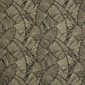 Brunschwig & Fils Les Palmiers Print Fabric / Onyx