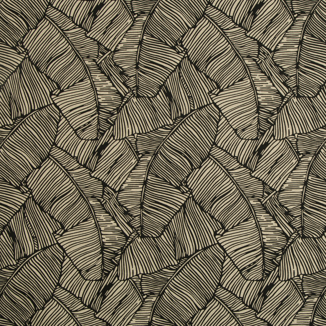 Brunschwig & Fils Les Palmiers Print Fabric / Onyx