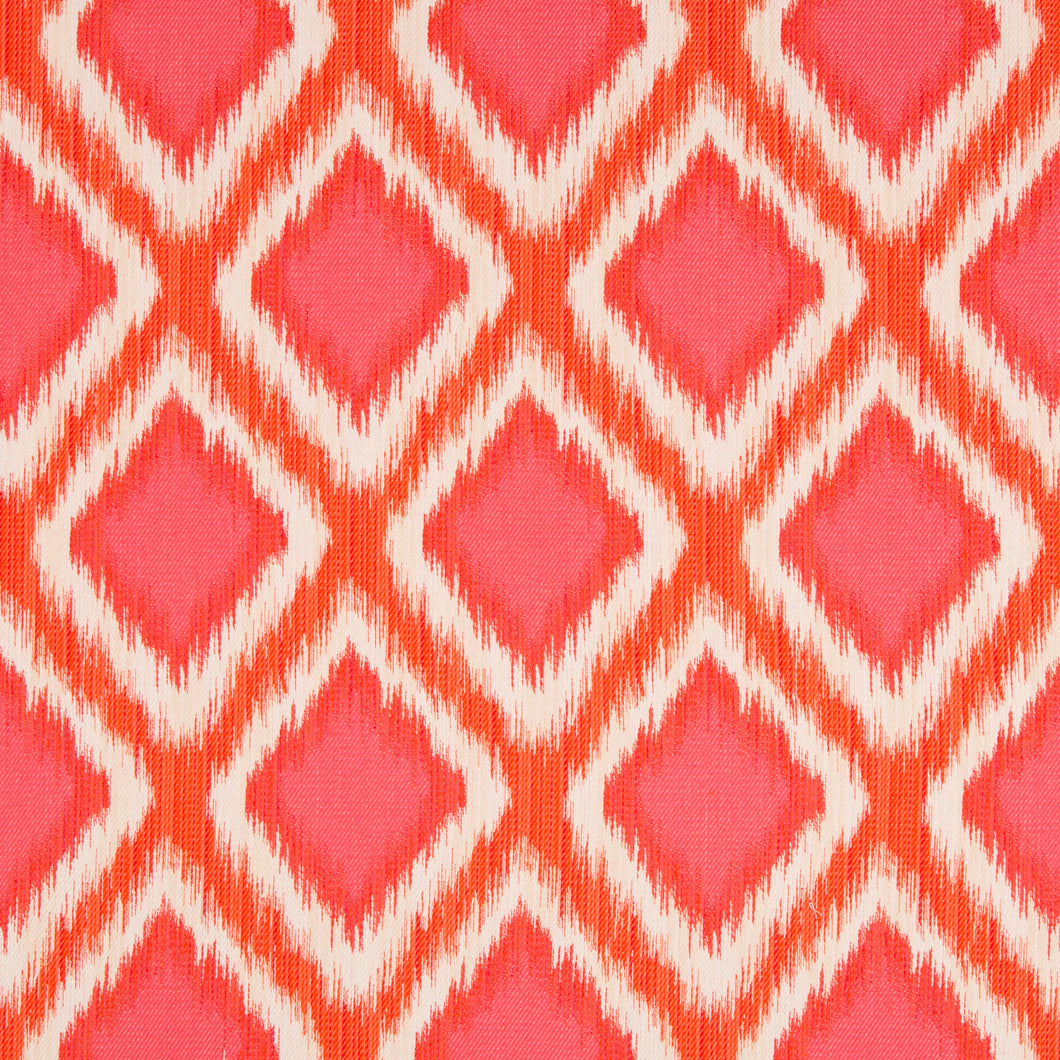 Brunschwig & Fils Kapari Woven Fabric / Coral