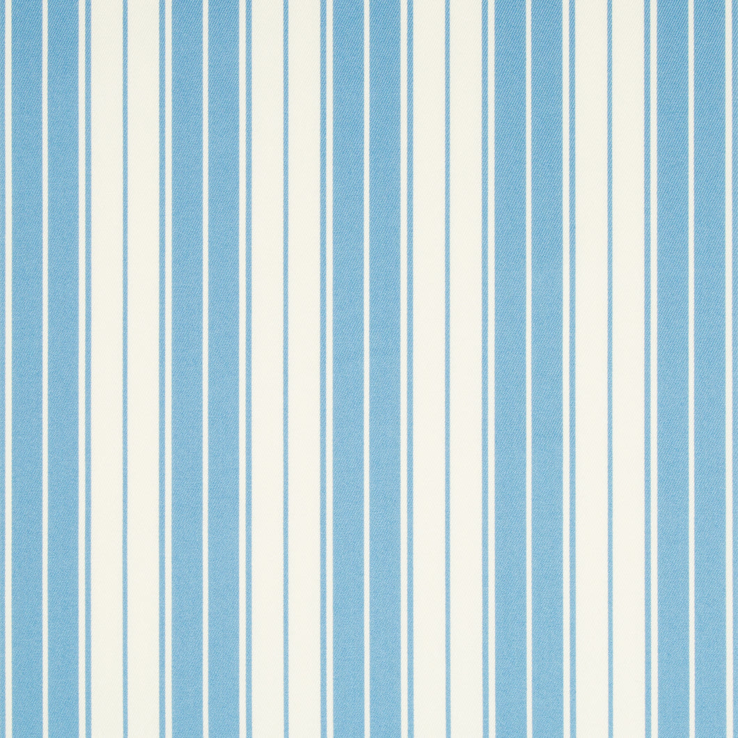 Brunschwig & Fils Port Royal Stripe Fabric / Delft